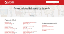 Desktop Screenshot of pozicie.sk