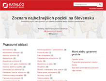 Tablet Screenshot of pozicie.sk